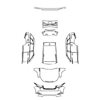 Pre-Cut PPF Land Rover Range Rover Velar SE 2018 - PPF-Kits