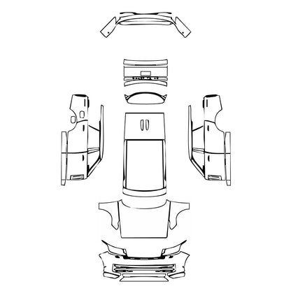 Pre-Cut PPF Land Rover Range Rover (23style) Long Wheelbase Base 2023 - PPF-Kits