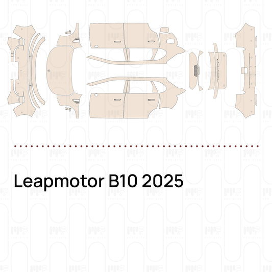 Leapmotor B10 2025 – Forskåret PPF-lakbeskyttelsesfilm