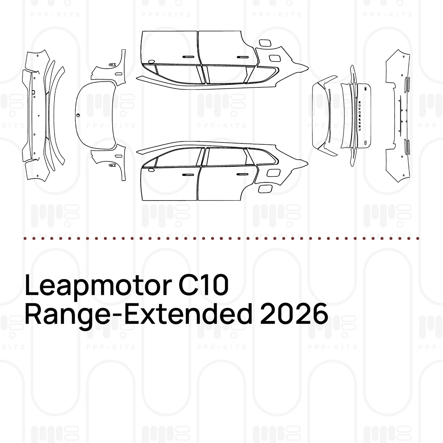 Pre-Cut PPF Leapmotor C10 Range-Extended 2026