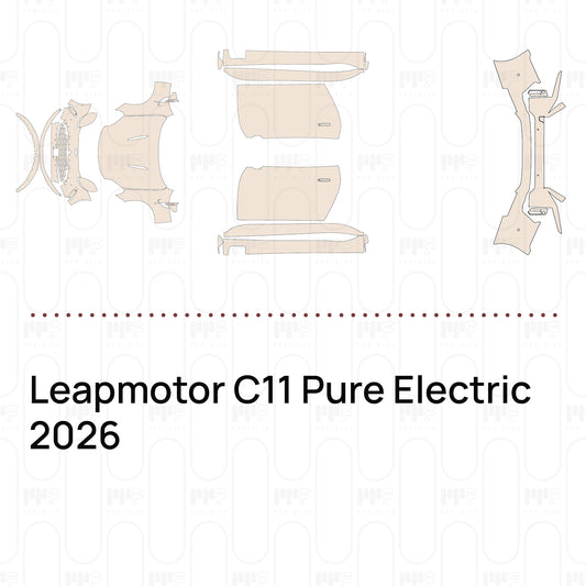 Leapmotor C11 Pure Electric 2026 – Forskåret PPF-lakbeskyttelsesfilm