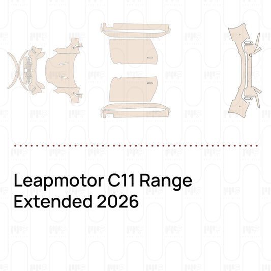 Leapmotor C11 Range Extended 2026 – Forskåret PPF-lakbeskyttelsesfilm