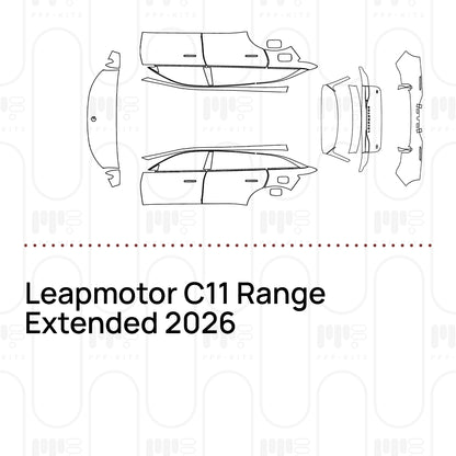 Pre-Cut PPF Leapmotor C11 Range Extended 2026