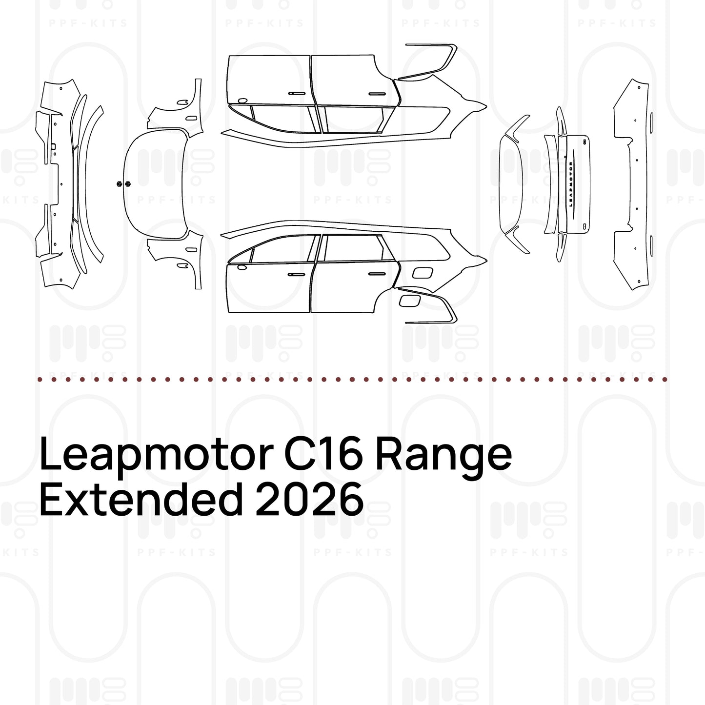 Pre-Cut PPF Leapmotor C16 Range Extended 2026
