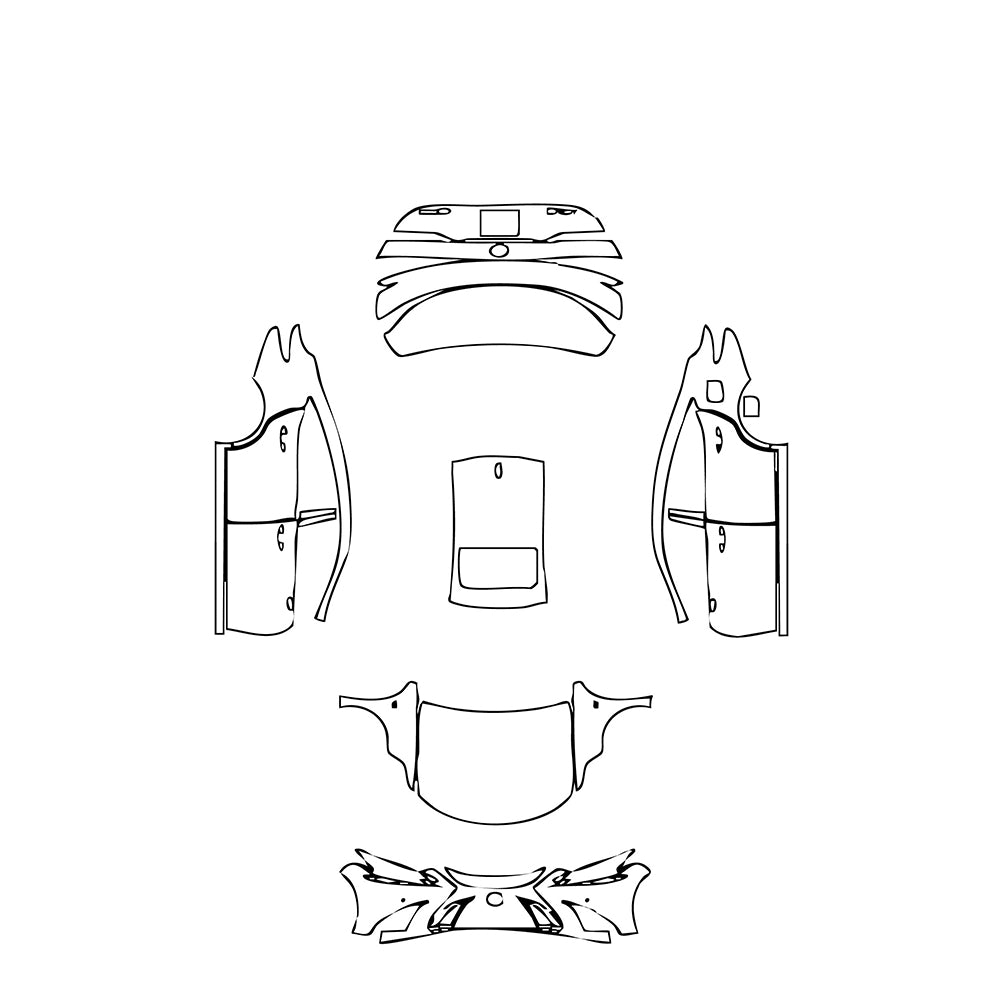 Pre-Cut PPF Lexus ES F Sport 2021 - PPF-Kits