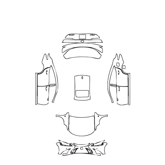 Pre-Cut PPF Lexus ES F Sport 2021 - PPF-Kits