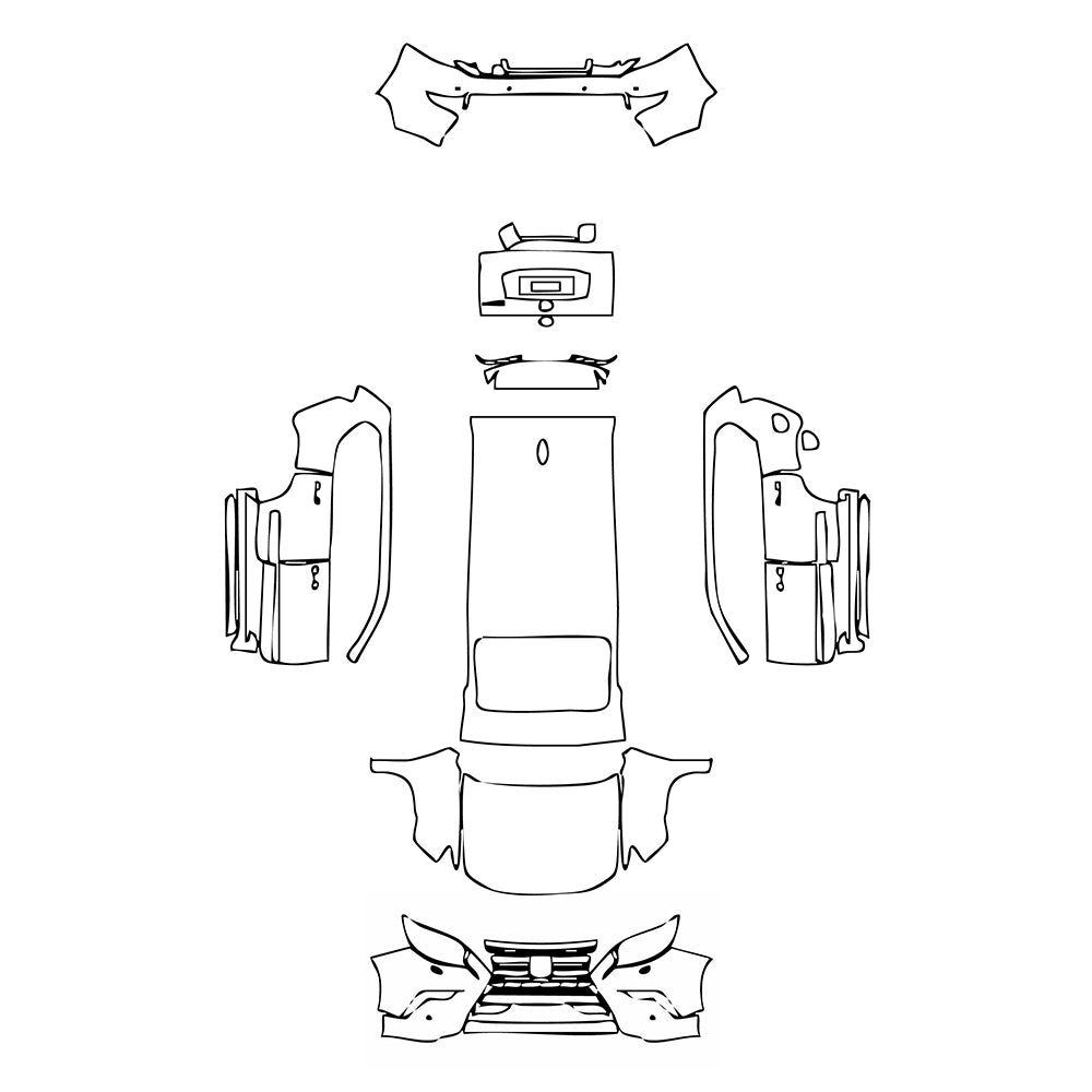 Pre-Cut PPF Lexus GX 2017 - PPF-Kits