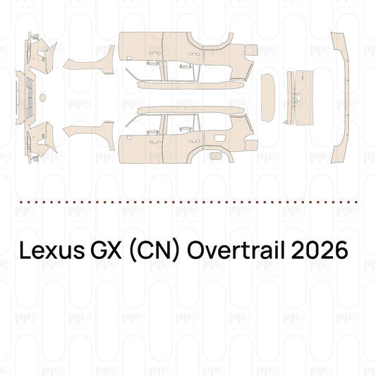 Pre-Cut PPF Lexus GX (CN) Overtrail 2026