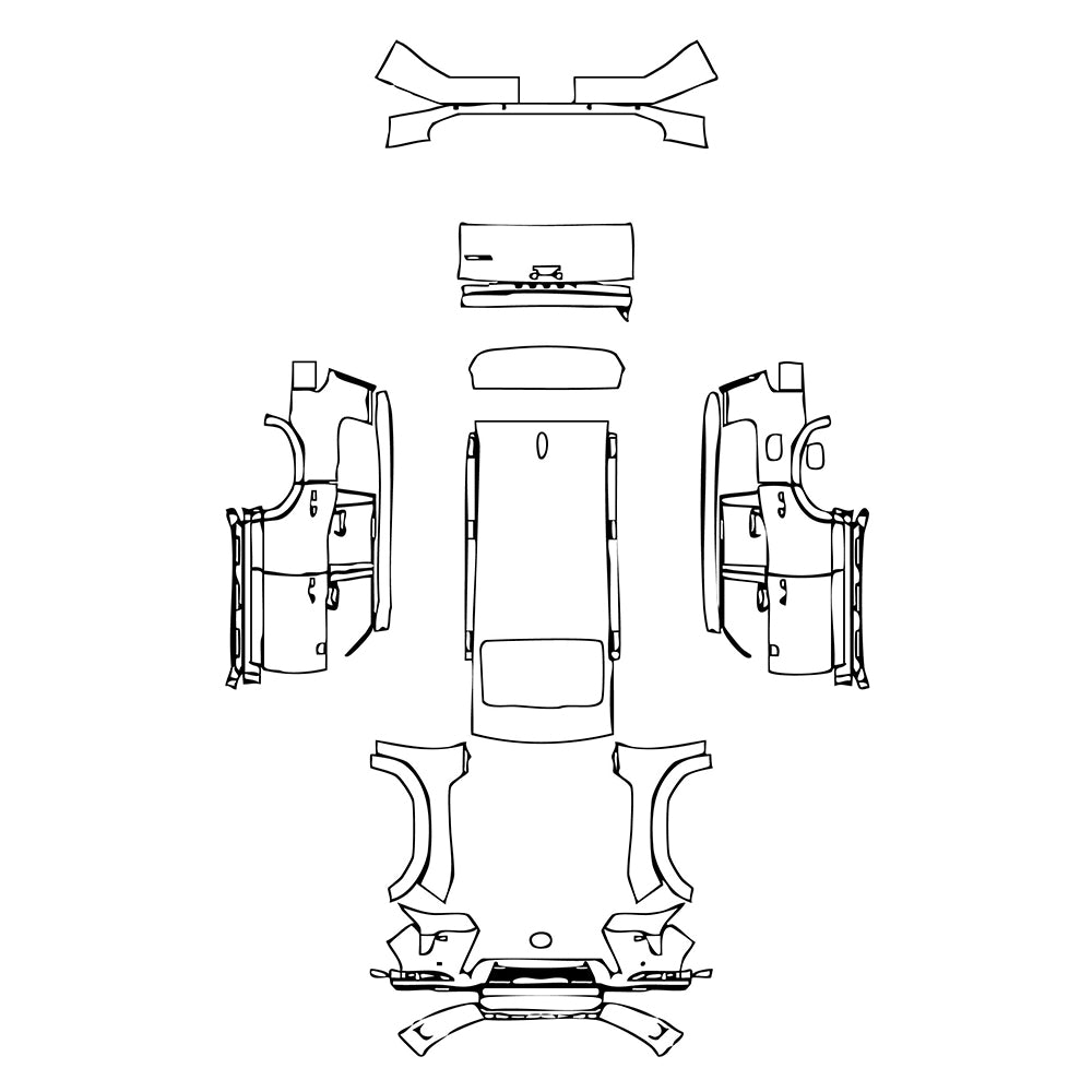 Pre-Cut PPF Lexus GX (US) Luxury+ 2024 - PPF-Kits