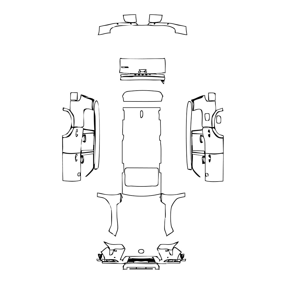 Pre-Cut PPF Lexus GX (US) Overtrail 2025 - PPF-Kits