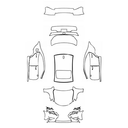 Pre-Cut PPF Lexus IS Sedan Base 2016 - PPF-Kits