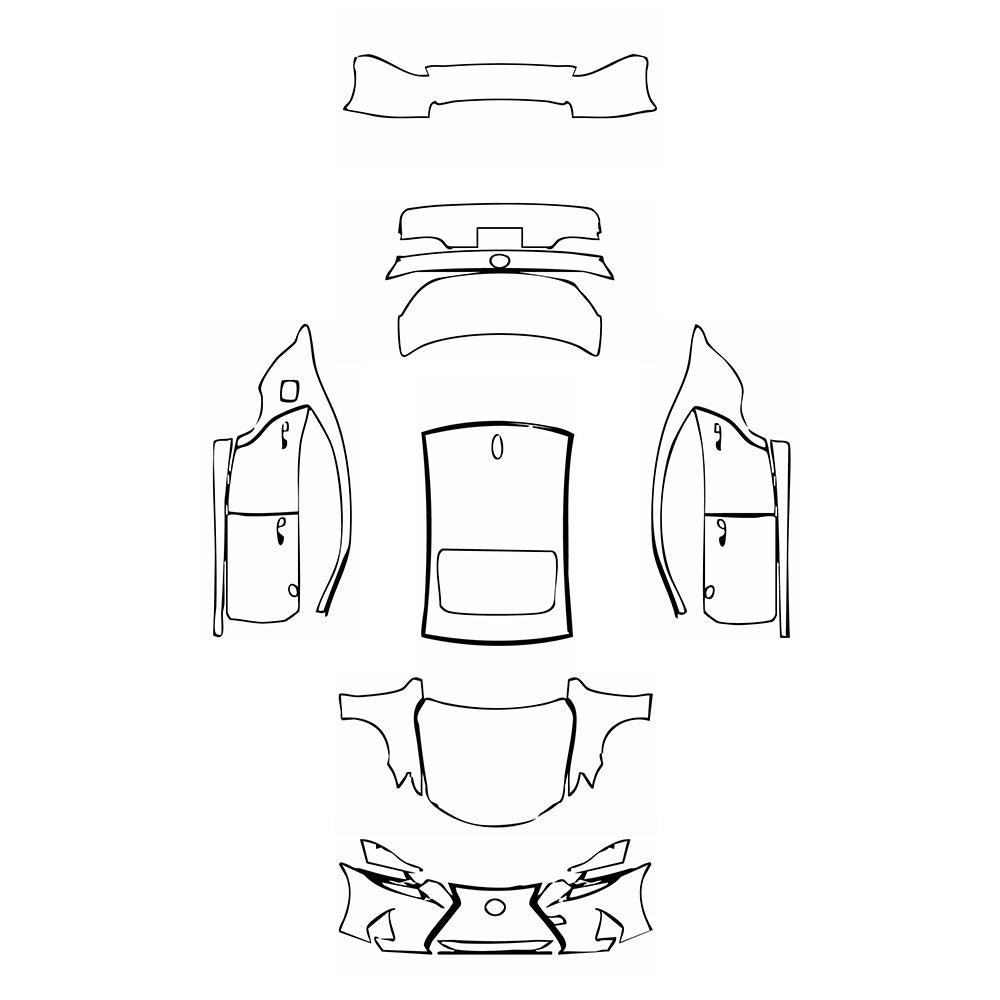 Pre-Cut PPF Lexus IS Sedan Base 2017 - PPF-Kits