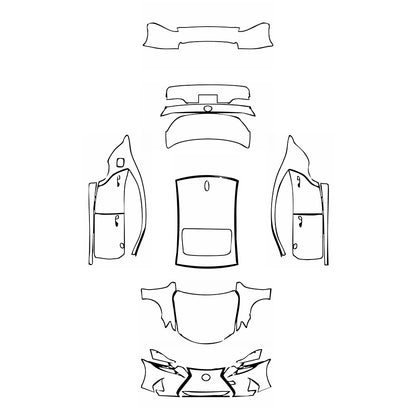 Pre-Cut PPF Lexus IS Sedan Base 2019 - PPF-Kits