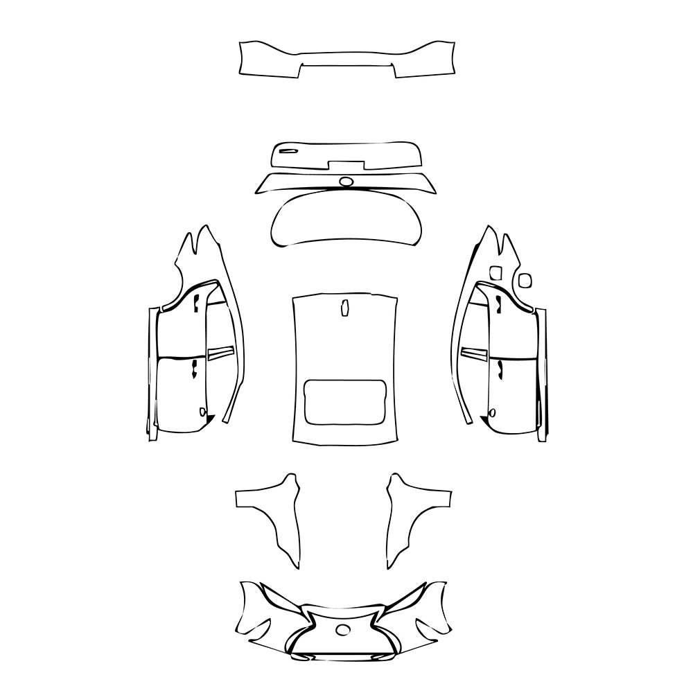 Pre-Cut PPF Lexus IS Sedan Base 2021 - PPF-Kits