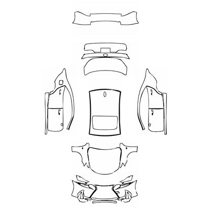 Pre-Cut PPF Lexus IS Sedan F-Sport 2019 - PPF-Kits
