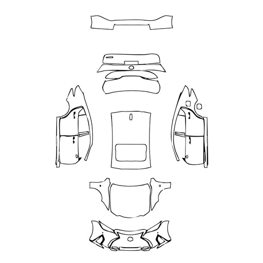 Pre-Cut PPF Lexus IS Sedan F-Sport 2025 - PPF-Kits