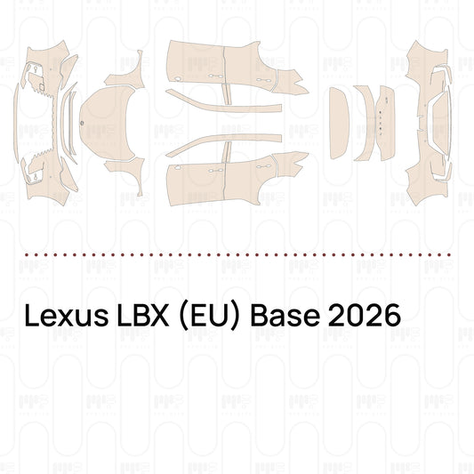 Pre-Cut PPF Lexus LBX (EU) Base 2026