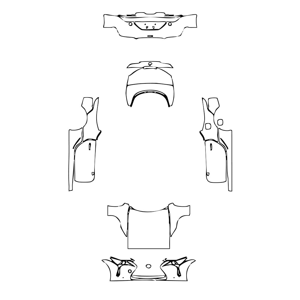 Pre-Cut PPF Lexus LC Convertible 2020 - PPF-Kits