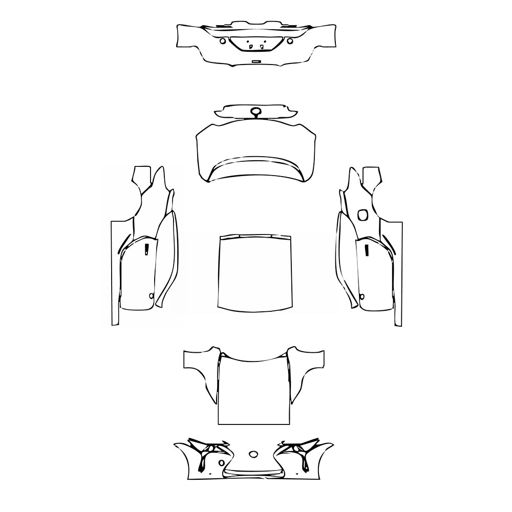 Pre-Cut PPF Lexus LC Coupe 2023 - PPF-Kits
