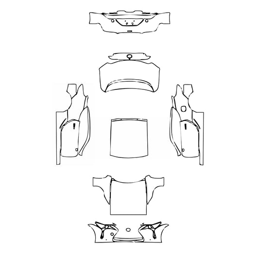 Pre-Cut PPF Lexus LC Coupe 2023 - PPF-Kits