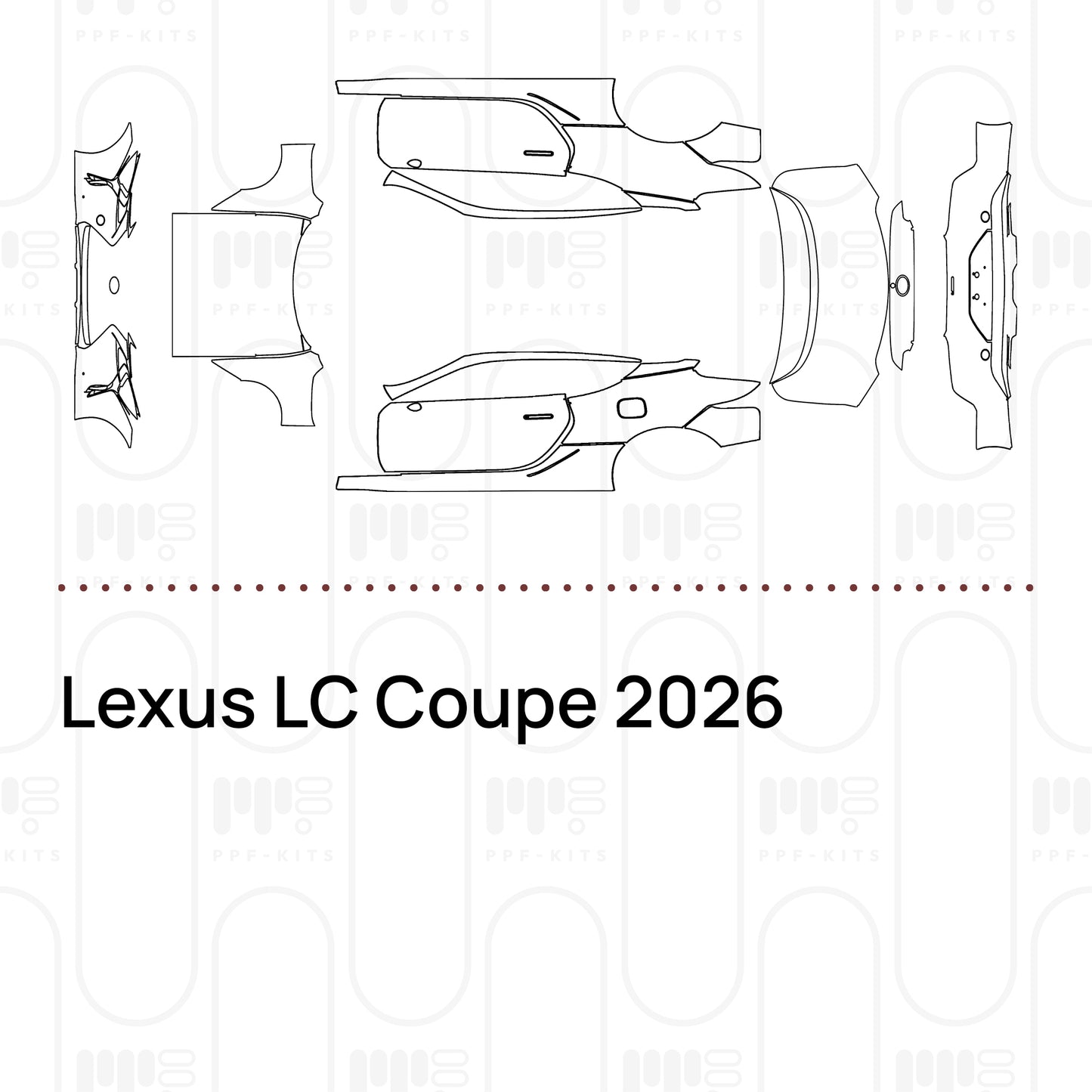 Pre-Cut PPF Lexus LC Coupe 2026