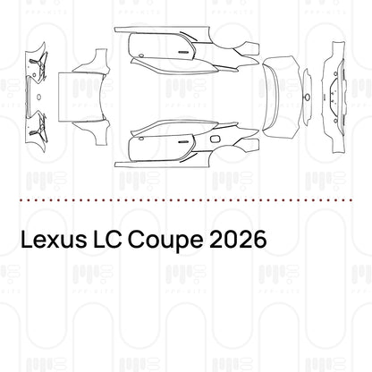 Pre-Cut PPF Lexus LC Coupe 2026