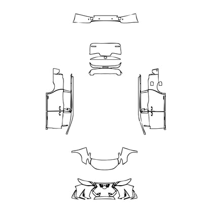 Pre-Cut PPF Lexus LM 2021 - PPF-Kits