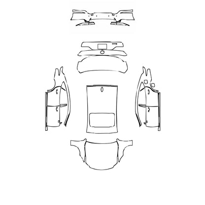 Pre-Cut PPF Lexus LS Fuel Base 2024 - PPF-Kits