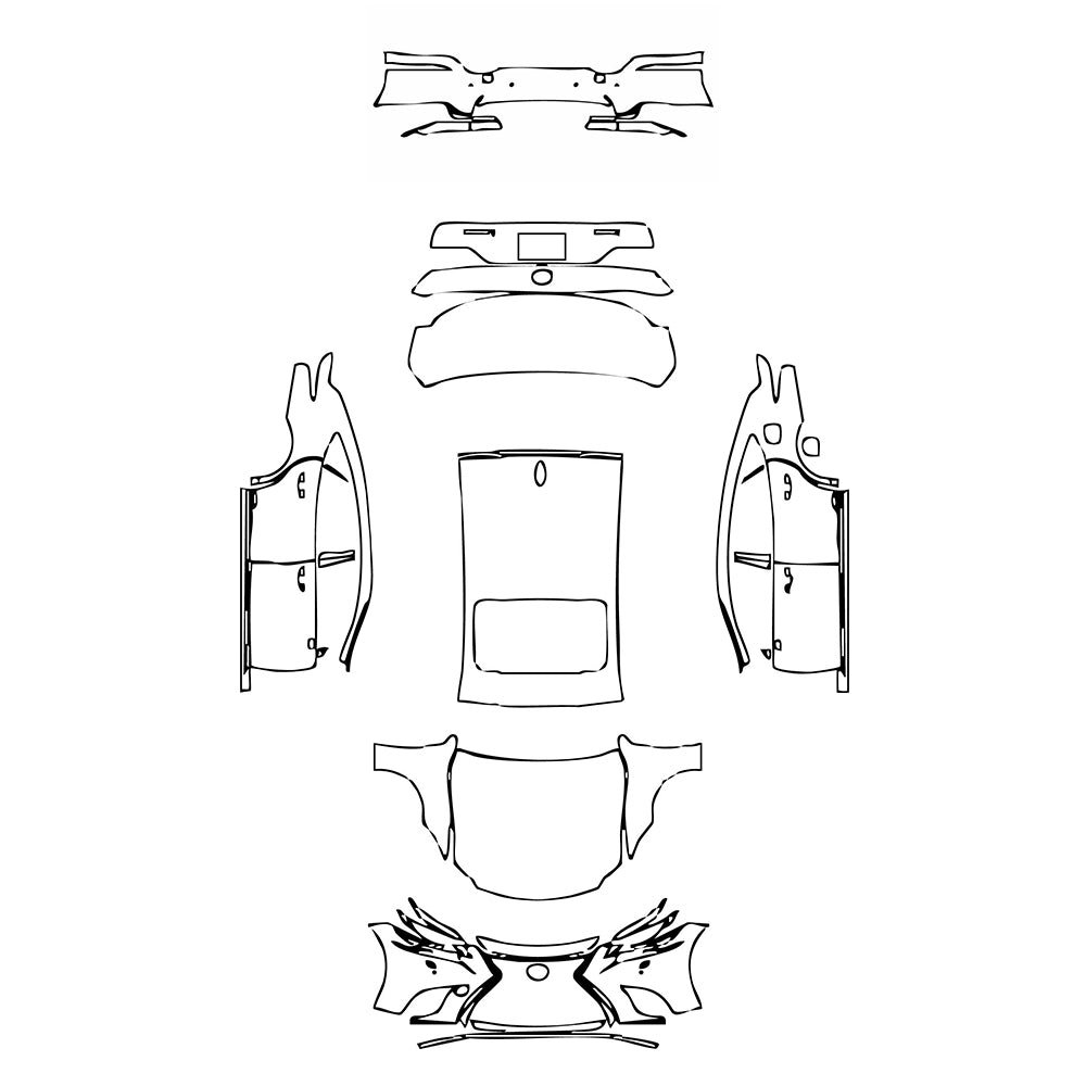 Pre-Cut PPF Lexus LS Hybrid Base 2020 - PPF-Kits