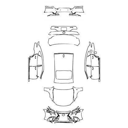 Pre-Cut PPF Lexus LS Hybrid F Sport 2018 - PPF-Kits