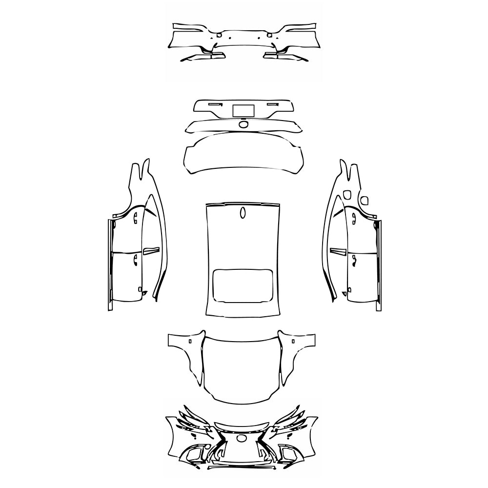 Pre-Cut PPF Lexus LS Hybrid F Sport 2020 - PPF-Kits