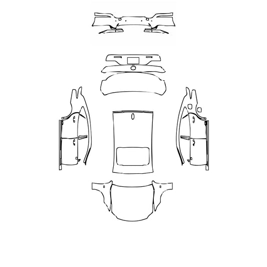 Pre-Cut PPF Lexus LS Hybrid F Sport 2022 - PPF-Kits