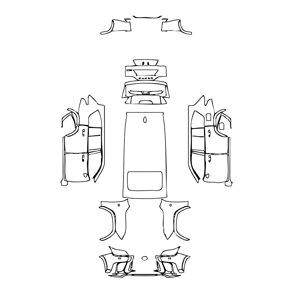 Pre-Cut PPF Lexus LX F-sport 2025 - PPF-Kits