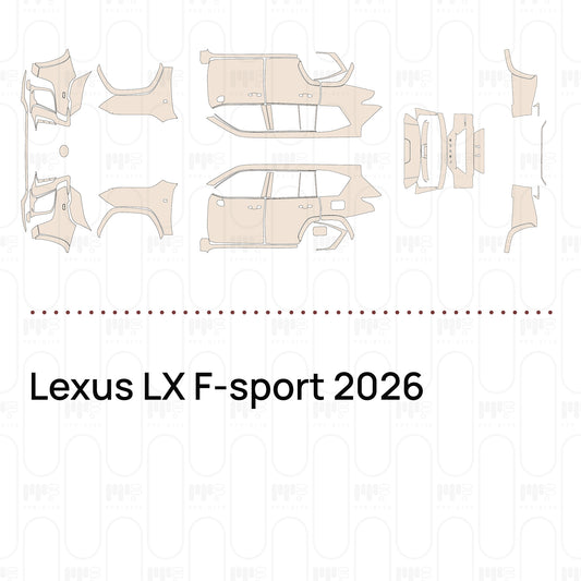 Pre-Cut PPF Lexus LX F-sport 2026