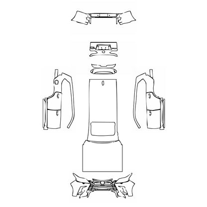 Pre-Cut PPF Lexus LX Luxury 2019 - PPF-Kits