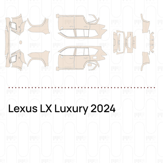 Pre-Cut PPF Lexus LX Luxury 2024
