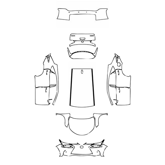 Pre-Cut PPF Lexus NX Base 2014 - PPF-Kits