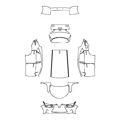 Pre-Cut PPF Lexus NX Base 2016 - PPF-Kits