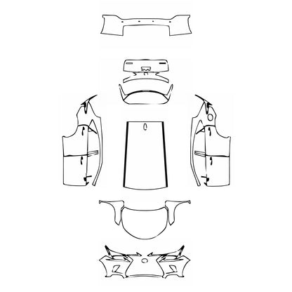 Pre-Cut PPF Lexus NX Base 2017 - PPF-Kits