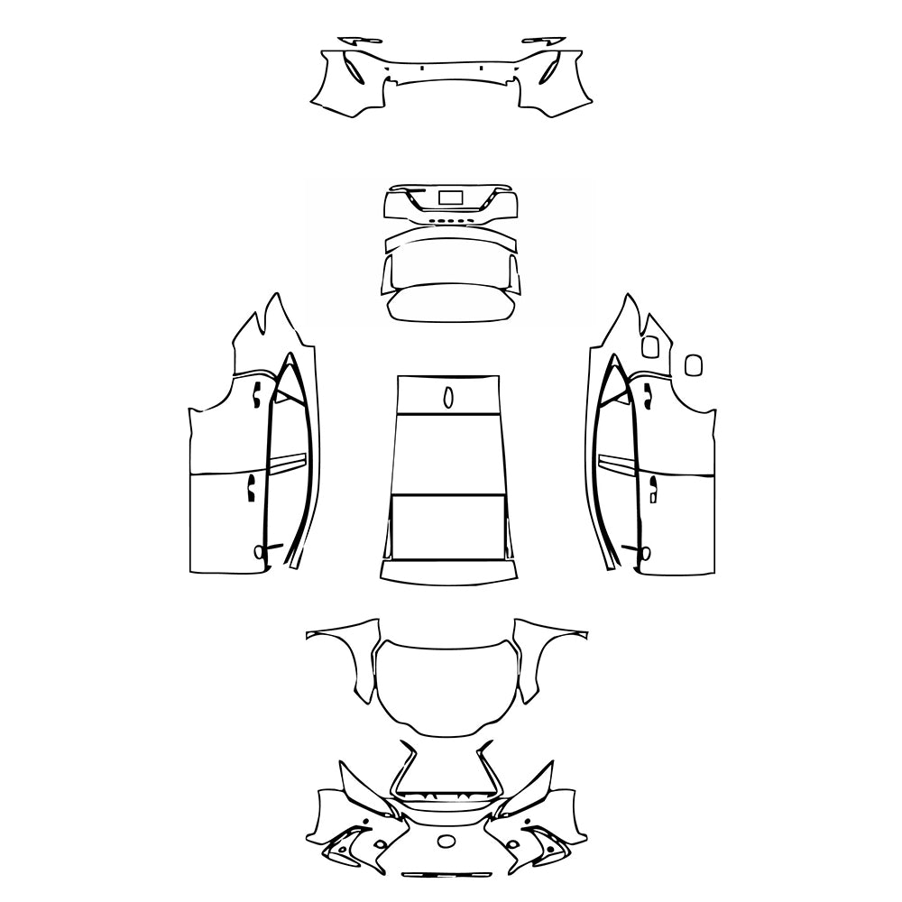 Pre-Cut PPF Lexus NX Base 2023 - PPF-Kits
