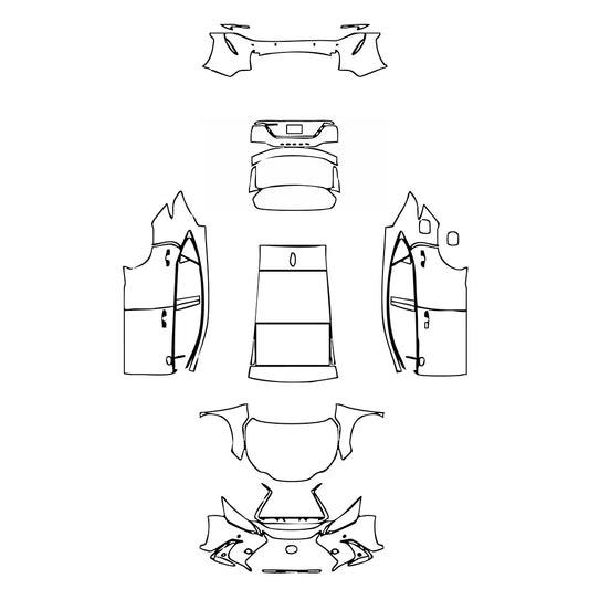 Pre-Cut PPF Lexus NX Base 2025 - PPF-Kits
