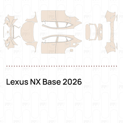 Pre-Cut PPF Lexus NX Base 2026