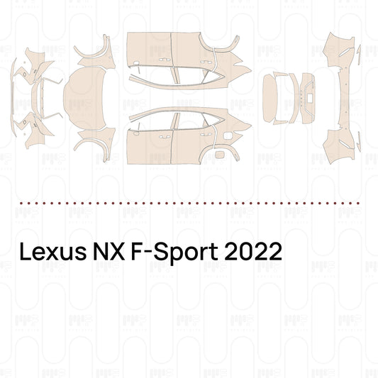 Pre-Cut PPF Lexus NX F-Sport 2022