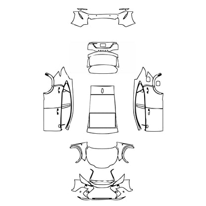 Pre-Cut PPF Lexus NX F-Sport 2023 - PPF-Kits