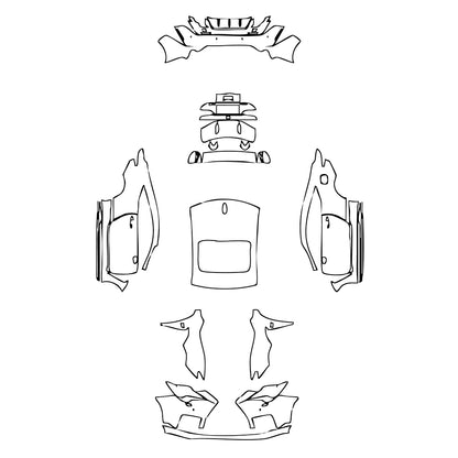 Pre-Cut PPF Lexus RCF 2021 - PPF-Kits