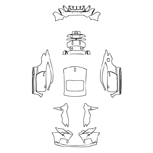 Pre-Cut PPF Lexus RCF 2023 - PPF-Kits