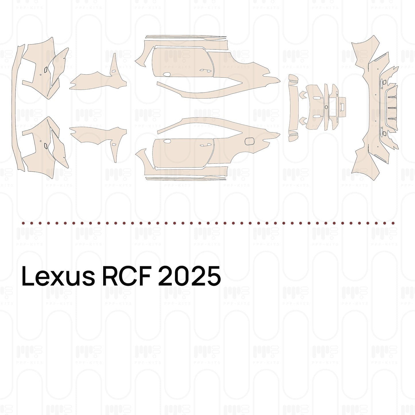 Pre-Cut PPF Lexus RCF 2025