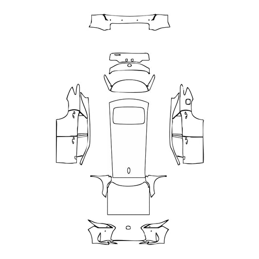 Pre-Cut PPF Lexus RX RX L (EWB) Base 2021 - PPF-Kits
