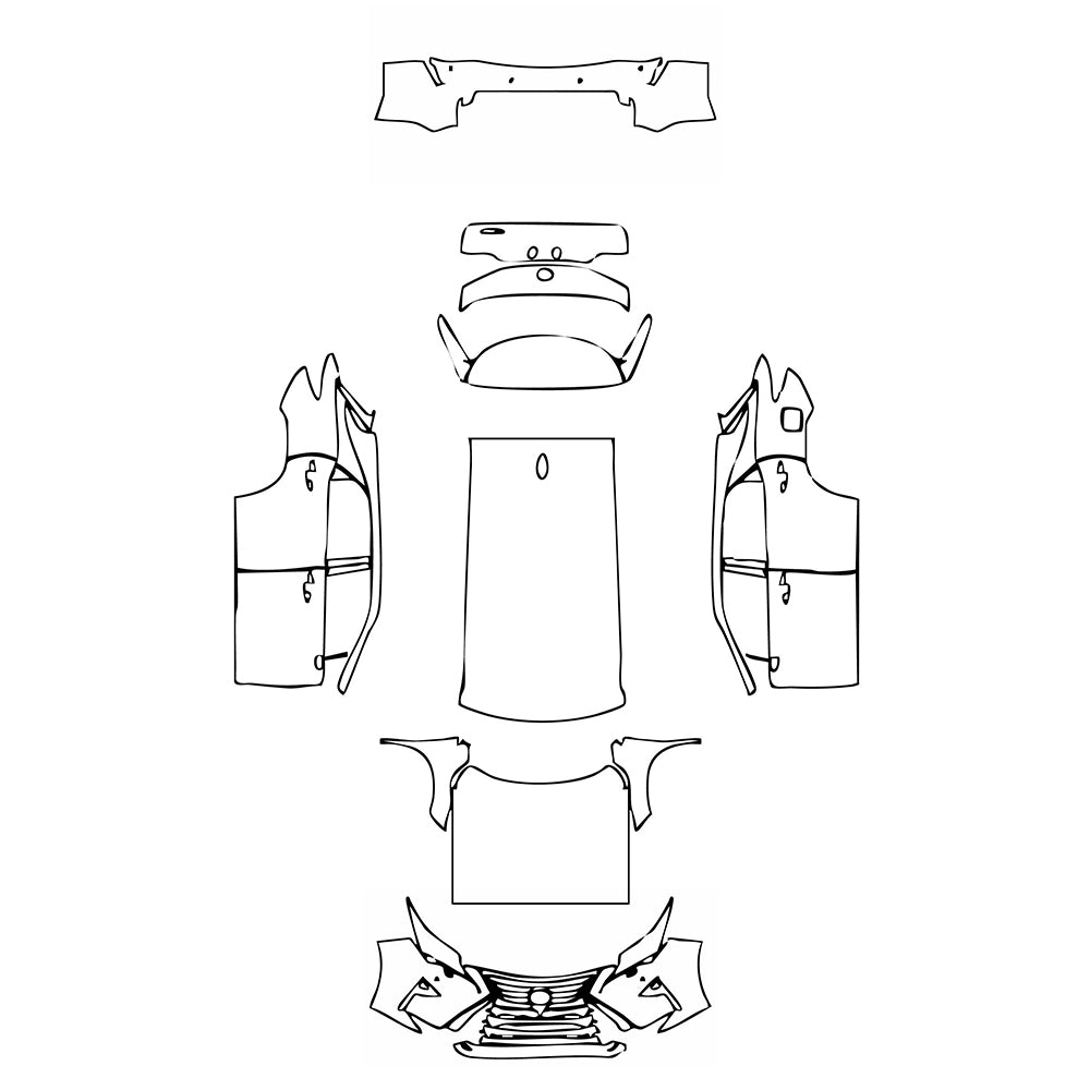 Pre-Cut PPF Lexus RX RX (SWB) Base 2016 - PPF-Kits