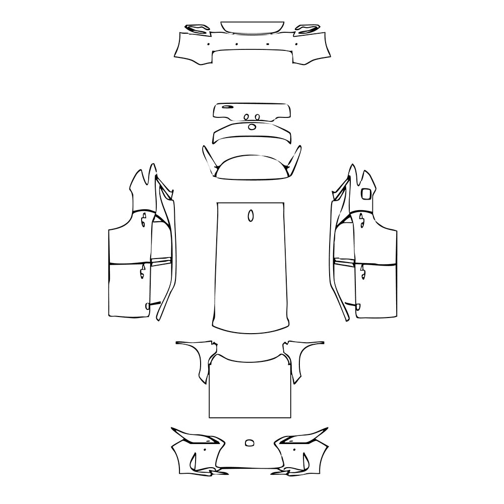 Pre-Cut PPF Lexus RX RX (SWB) Base 2020 - PPF-Kits